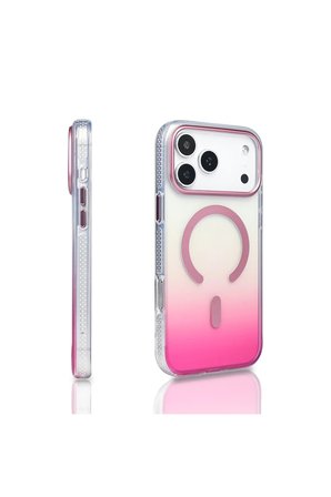 Apple iPhone 18 Pro Max Kılıf M-safe Şarj Özellikli Transparan Renk Geçişli Zr-Toros