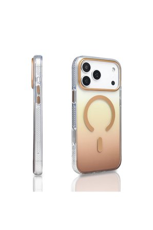 Apple iPhone 18 Pro Max Kılıf M-safe Şarj Özellikli Transparan Renk Geçişli Zr-Toros