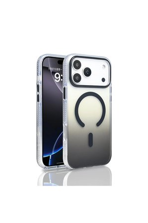 Apple iPhone 18 Pro Max Kılıf M-safe Şarj Özellikli Transparan Renk Geçişli Zr-Toros
