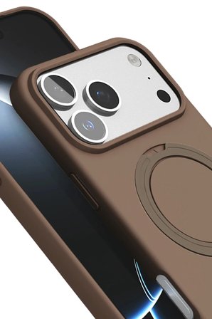 Apple iPhone 18 Pro Max Kılıf MgSafe Özellikli Standlı Kapak Azn-Regal