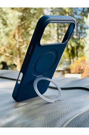 Apple iPhone 18 Pro Max Kılıf MgSafe Özellikli Standlı Pastel Renkler Azn-Reggal