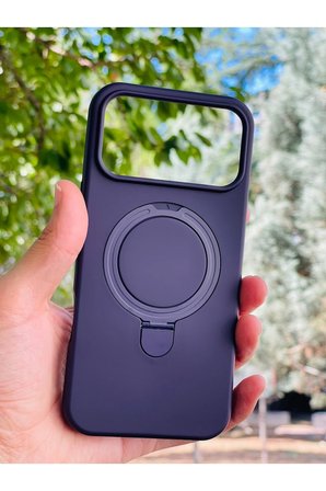 Apple iPhone 18 Pro Max Kılıf MgSafe Özellikli Standlı Pastel Renkler Azn-Reggal