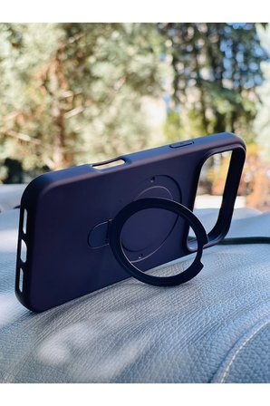 Apple iPhone 18 Pro Max Kılıf MgSafe Özellikli Standlı Pastel Renkler Azn-Reggal