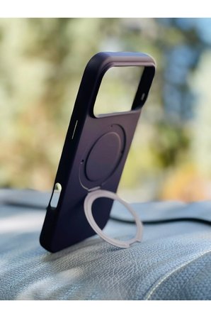 Apple iPhone 18 Pro Max Kılıf MgSafe Özellikli Standlı Pastel Renkler Azn-Reggal