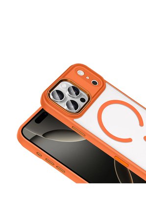 Apple iPhone 18 Pro Max Kılıf MgSafe Özellikli Mat Yüzey Zr-Krom