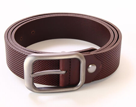 ALEXANDERGARDI ERKEK YUMUŞAK HAKİKİ DERİ KEMER, KAHVERENGİ (19-KMR E 04)