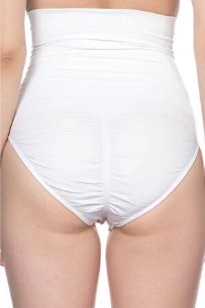 Kadın Dikişsiz Alttan Çıtçıtlı Çift Kat Slip Korse 2019