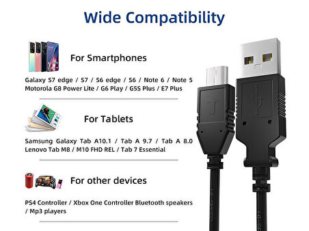 Micro Usb Kablo 50 cm 10 adet