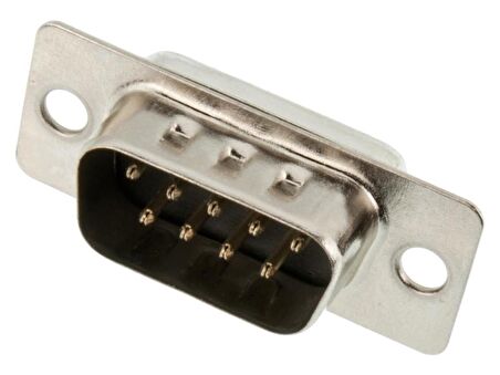 9 pin erkek konnektör+kapak