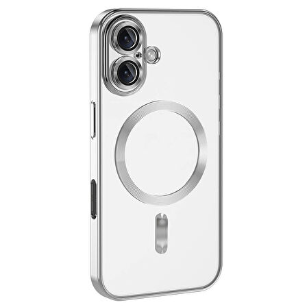 Gpack Apple iPhone 16 Plus Kılıf Demre Renkli Silikon Magsafe Wireless Şarj Özellikli