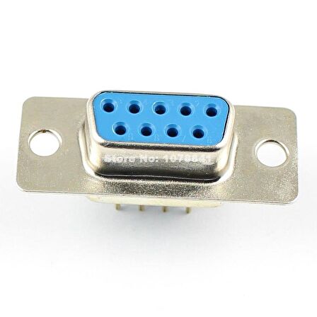 9 pin dişi konnektör+ kapak