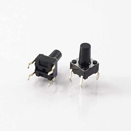 6x6x4.3mm 4 Pinli Push Buton - Tact Switch 10 adet