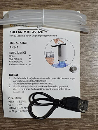 Otomatik Su Pompası Şarjlı