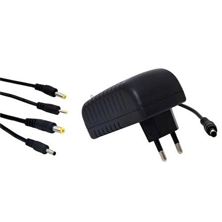 12 Volt 2 amper çok uçlu adaptör