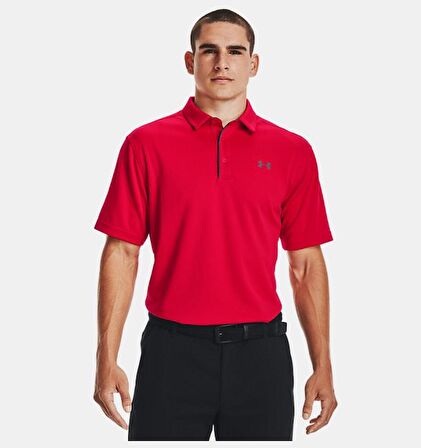 Under Armour Tech Polo KIRMIZI Erkek Polo Tshirt