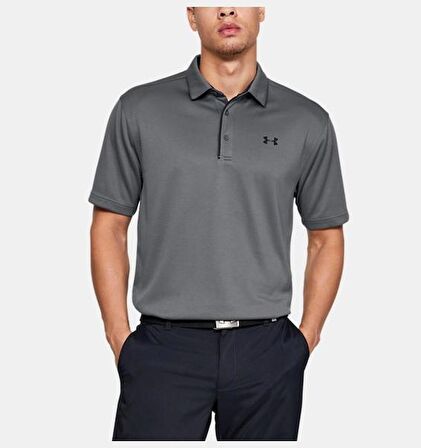 Under Armour Tech Polo Gri Erkek Polo Tshirt