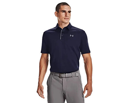 Under Armour Tech Polo Erkek Antrenman Polo Tişört 1290140-410 Lacivert
