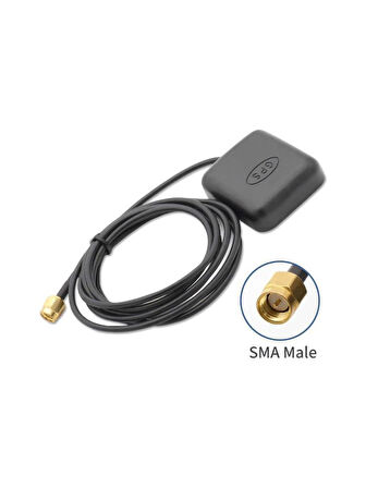 Gps Anten - 1575.42MHZ - 1 x 5m Kablolu Sma Konektörlü
