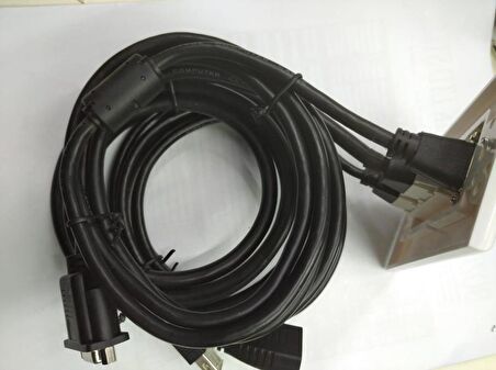 Vga+Hdmi+Usb Duvar Prizi Kablolu