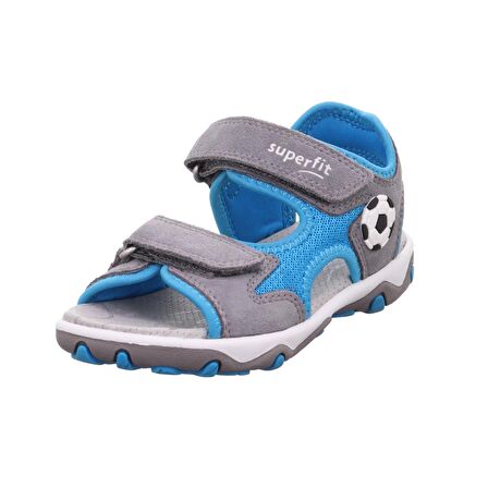 Superfit Mike Çocuk Gri Mavi Sandalet