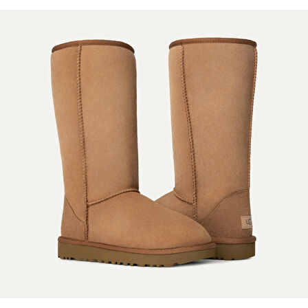 Kadın Çizme 1016224 UGG W CLASSIC TALL II Chestnut (Taba)