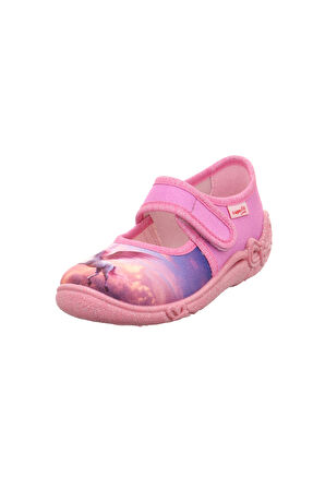 Superfit Belinda Kız Çocuk Ev Kreş Ayakkabısı - Lila Unicorn 800288-8540