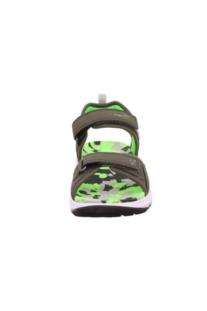 Superfit Criss Cross Çocuk Sandalet Kamuflaj - Haki 000586-7010