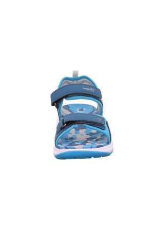 Superfit Criss Cross Çocuk Sandalet Kamuflaj - Mavi 000586-8010