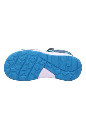 Superfit Criss Cross Çocuk Sandalet Kamuflaj - Mavi 000586-8010