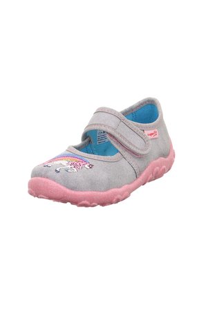 Superfit Bonny Kız Çocuk Ev Kreş Ayakkabısı Unicorn - Gri 800282-2010