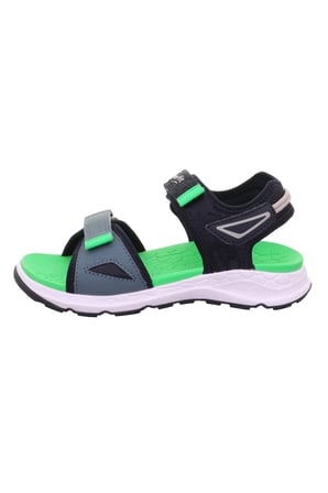 Superfit Criss Cross Çocuk Sandalet - Lacivert Yeşil 000588-8000