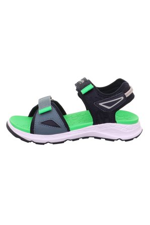 Superfit Criss Cross Çocuk Sandalet - Lacivert Yeşil 000588-8000