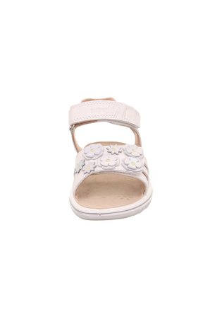 Superfit Sparkle Kız Çocuk Sandalet Çiçekli - Açık Krem 009019-1000