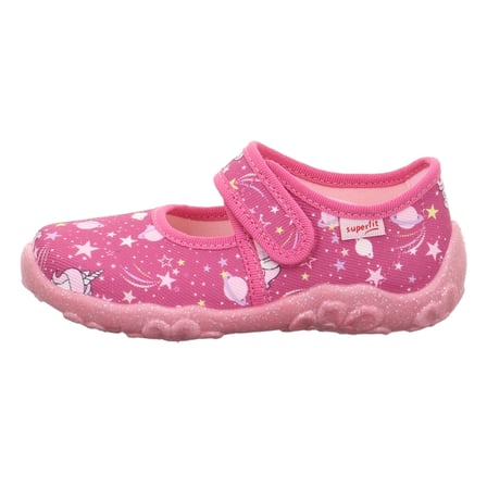 Superfit Bonny Kız Çocuk Ev Kreş Ayakkabısı Unicorn Desenli - Pembe 800283-5550