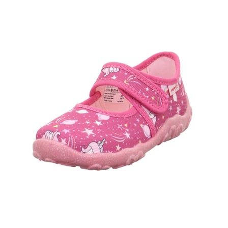 Superfit Bonny Kız Çocuk Ev Kreş Ayakkabısı Unicorn Desenli - Pembe 800283-5550