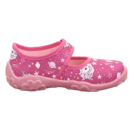 Superfit Bonny Kız Çocuk Ev Kreş Ayakkabısı Unicorn Desenli - Pembe 800283-5550