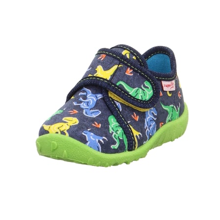 Superfit Spotty Çocuk Panduf Dinozor Desenli - Lacivert 009246-8210