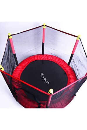 Fileli Büyük Boy Trambolin 140 Cm Çap Kırmızı