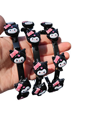 Kuromi Figürlü Taç Mandallı Taç Kıskaçlı Taç 1 Adet