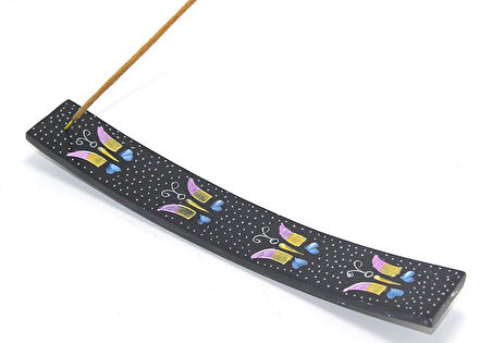 Obsidian Taşı Kayık Tütsülük Model 5