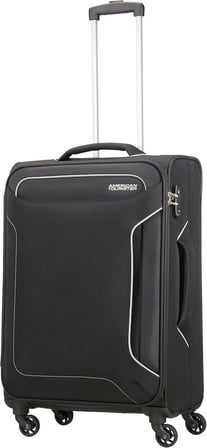 American Tourister Holiday Heat Spinner 67/24 TSA Siyah Orta Boy Kumaş Valiz - Teşhir