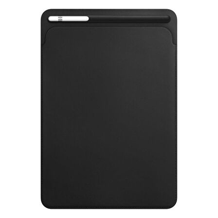 Apple 10.5 inç iPad Pro için Deri Zarf (Leather Sleeve) Kılıf - Siyah