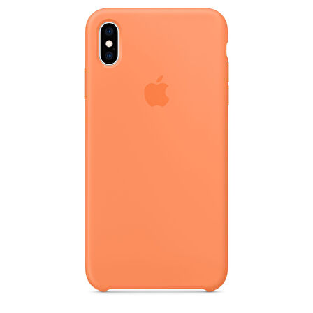 Apple iPhone XS Max Silikon Kılıf (MVF72ZM/A) - Papaya