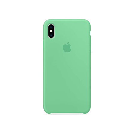 Apple iPhone XS Max Silikon Kılıf (MVF82ZM/A) - Açık Nane