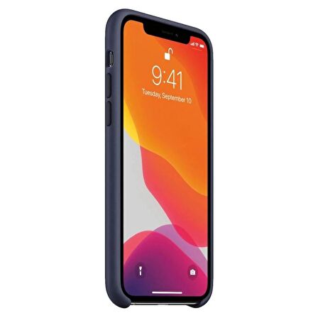 Apple iPhone 11 Pro Silikon Kılıf Gece Mavisi - MWYJ2ZM/A