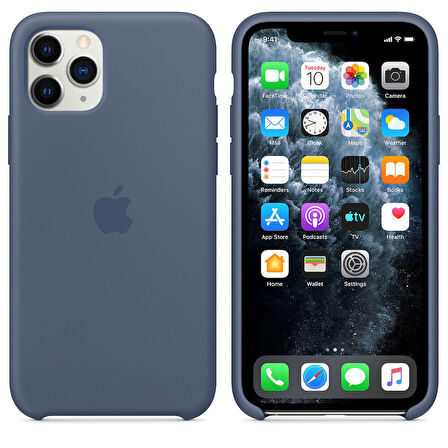 Apple iPhone 11 Pro Silikon Kılıf Alaska Mavisi - MWYR2ZM/A
