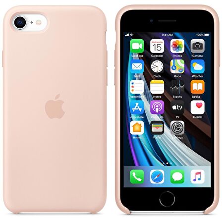 Apple iPhone SE 2.Nesil Silikon Kılıf Kum Pembesi - MXYK2ZM/A