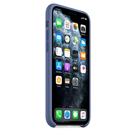 iPhone 11 Pro için Silikon Kılıf - Alaska Mavisi