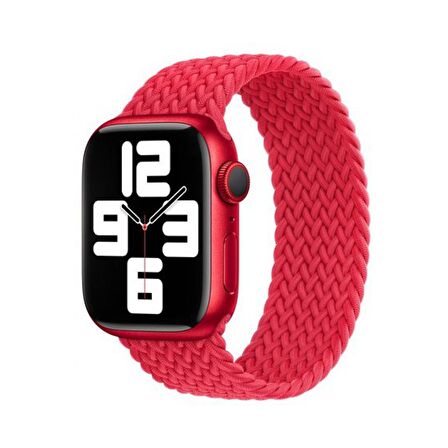 Apple Watch 44 mm Tek Örgülü Loop (Product) Red 9 Kayış MY922ZM/A