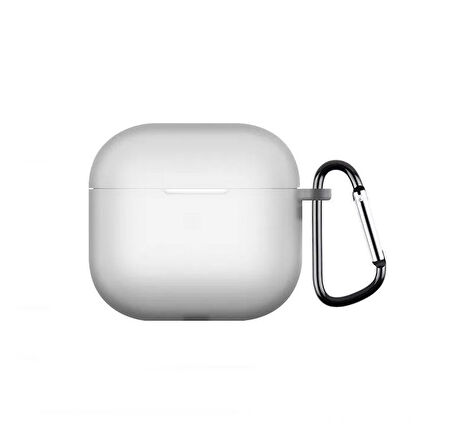 Gpack Apple Airpods 4 Uyumlu Kılıf Mat Kancalı Silikon SF13